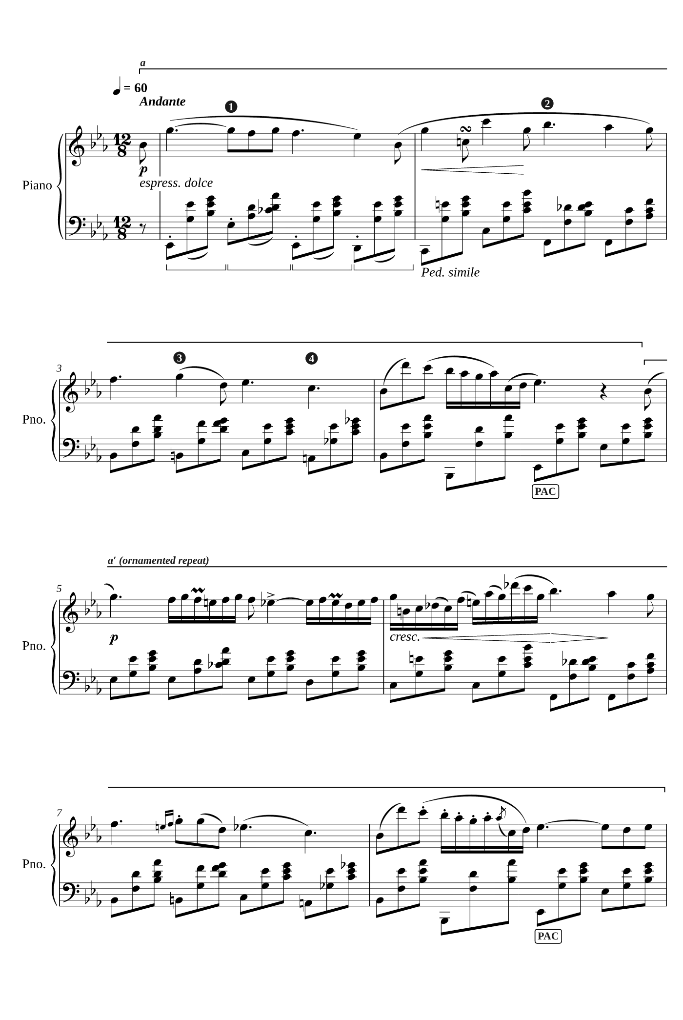 Form view: phrase brackets and cadences.